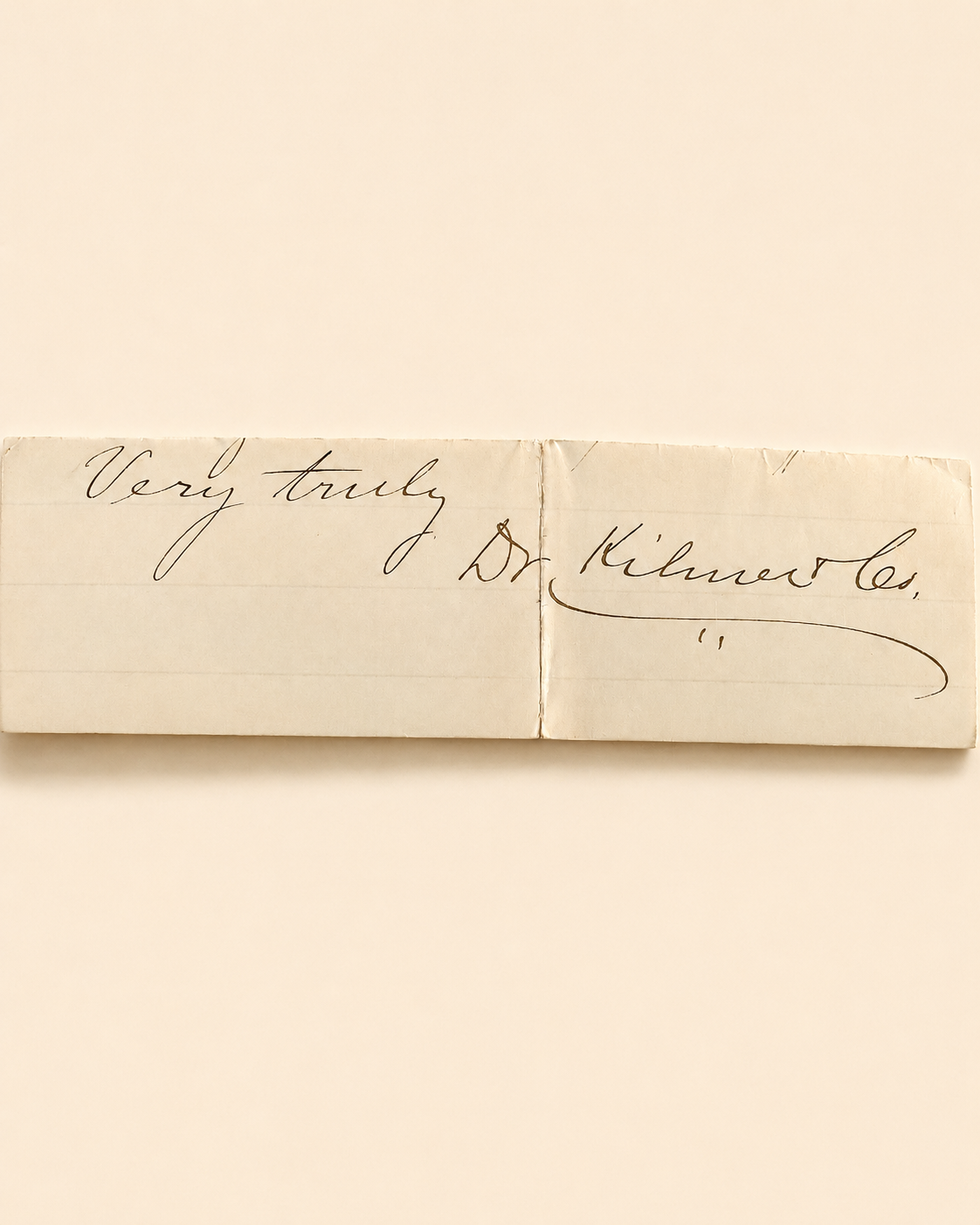 Antique Letterhead, 1888, Authentic.
