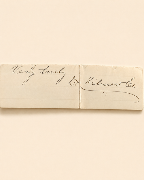 Antique Letterhead, 1888, Authentic.