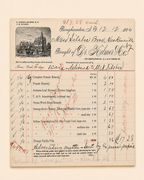 Antique Billhead, 1884, Authentic.